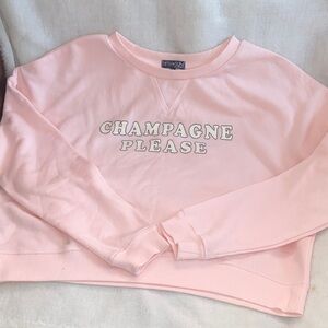 Fifth Sun Light Pink 'Champagne Please' Sweatshirt